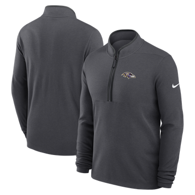 Baltimore Ravens Nike Primetime Victory Dri-FIT Half-Zip Pullover - Anthracite
